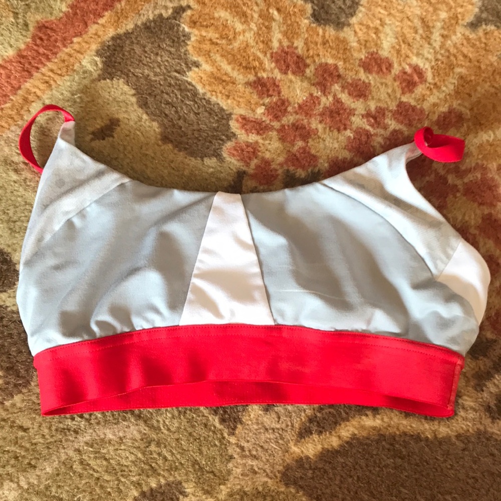 JoyLab top - red/white/grey - size: small